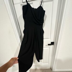 Elegant Black Jumpsuit w/Pockets